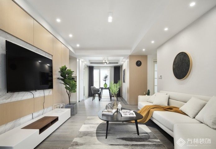 四新之光140㎡现代简约装修效果图