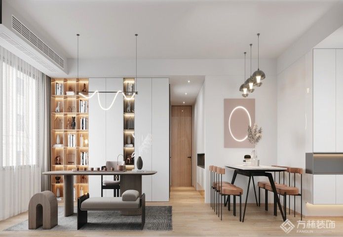 一江璟城140㎡北欧风格装修效果图
