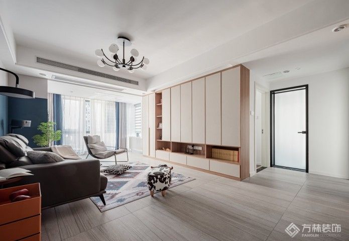 恒大首府80㎡北欧风格装修效果图