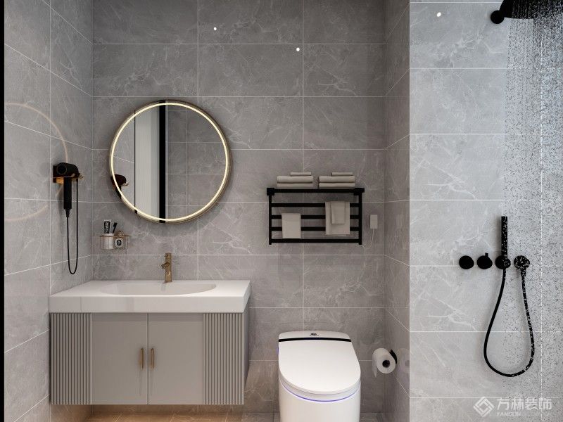 洗漱台要选好，卫生间设计感爆棚