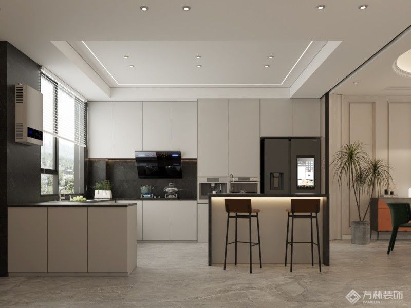 入户对着厨房，如何装修设计